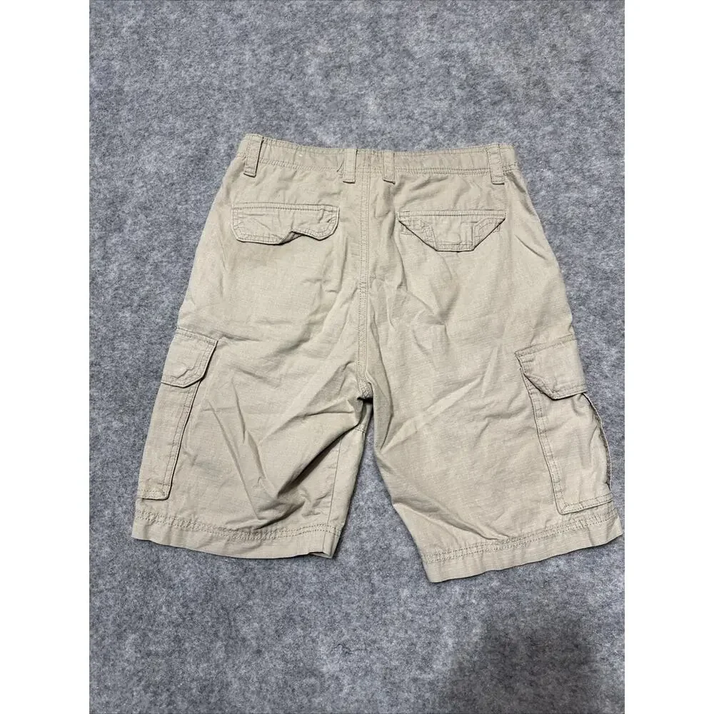 Champs Sports CSG Men's Cargo Shorts Size 30 Beige Cotton Shorts‎